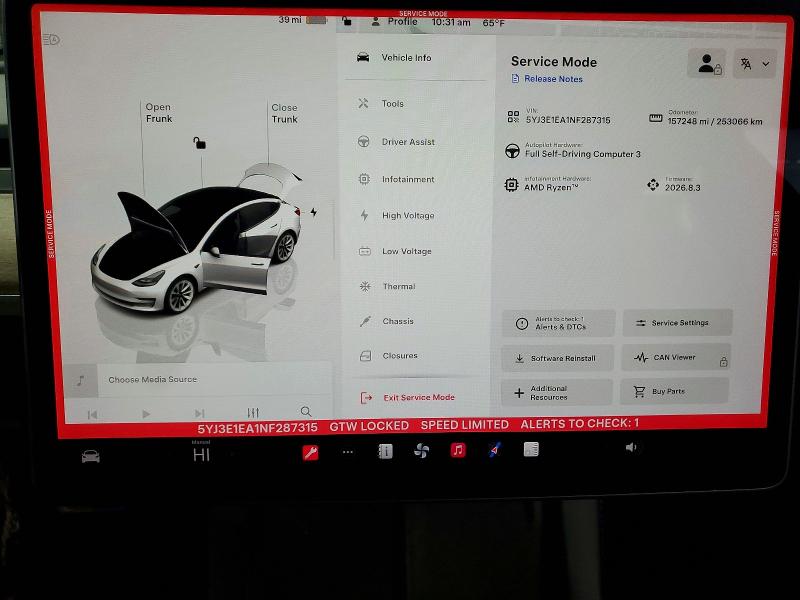 Продаж на аукціоні авто 2022 Tesla Model 3, vin: 5YJ3E1EA1NF287315, номер лоту: 51445886