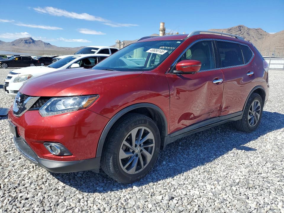 2016 Nissan Rogue მანქანა იყიდება აუქციონზე, vin: 5N1AT2MV5GC876998, აუქციონის ნომერი: 49656146