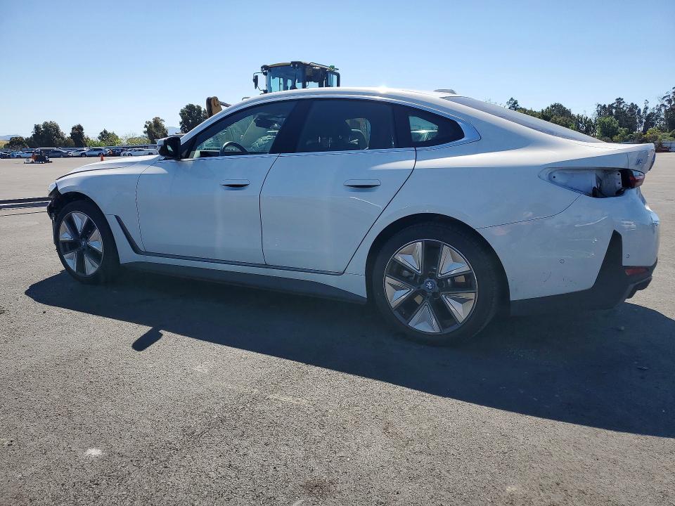2024 Bmw I4 მანქანა იყიდება აუქციონზე, vin: WBY43AW08RFS74593, აუქციონის ნომერი: 48697716