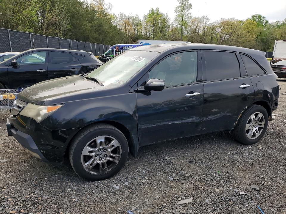 49130156 :رقم المزاد ، 2HNYD286X9H509270 vin ، 2009 Acura Mdx مزاد بيع