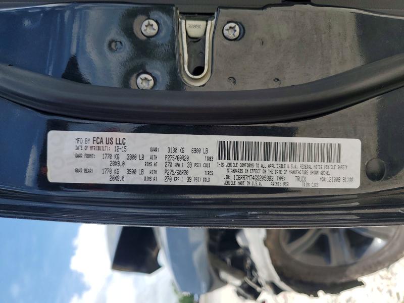 Aukcja sprzedaży 2016 Ram 1500, vin: 1C6RR7MT4GS205983, numer aukcji: 49160786