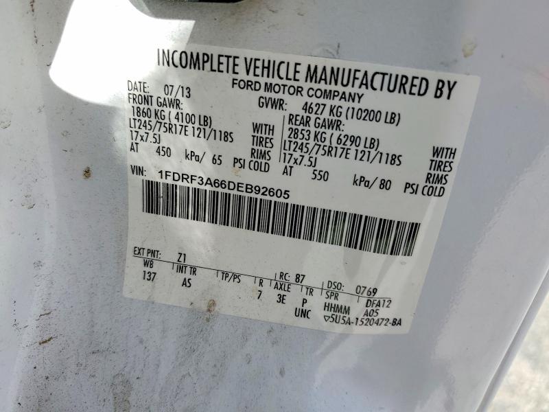 Aukcja sprzedaży 2013 Ford F350, vin: 1FDRF3A66DEB92605, numer aukcji: 46159816