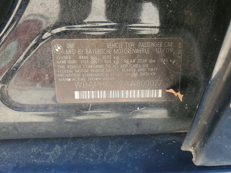 Продажа на аукционе авто 2010 Bmw 328, vin: WBAPH7C59AA800022, номер лота: 50681846
