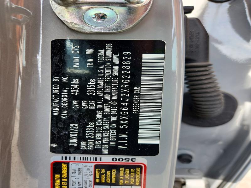 Aukcja sprzedaży 2024 Kia K5, vin: 5XXG64J2XRG228829, numer aukcji: 51160706