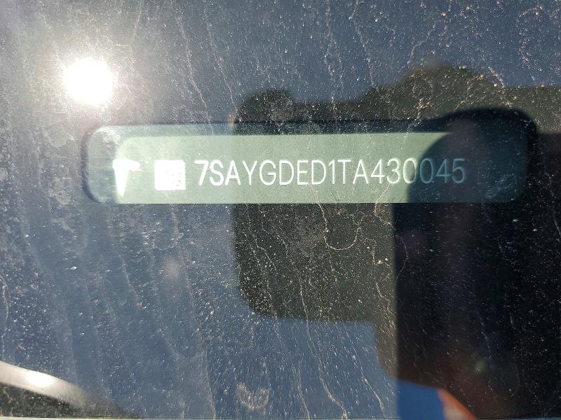 49165776 :رقم المزاد ، 7SAYGDED1TA430045 vin ، 2026 Tesla Model Y مزاد بيع