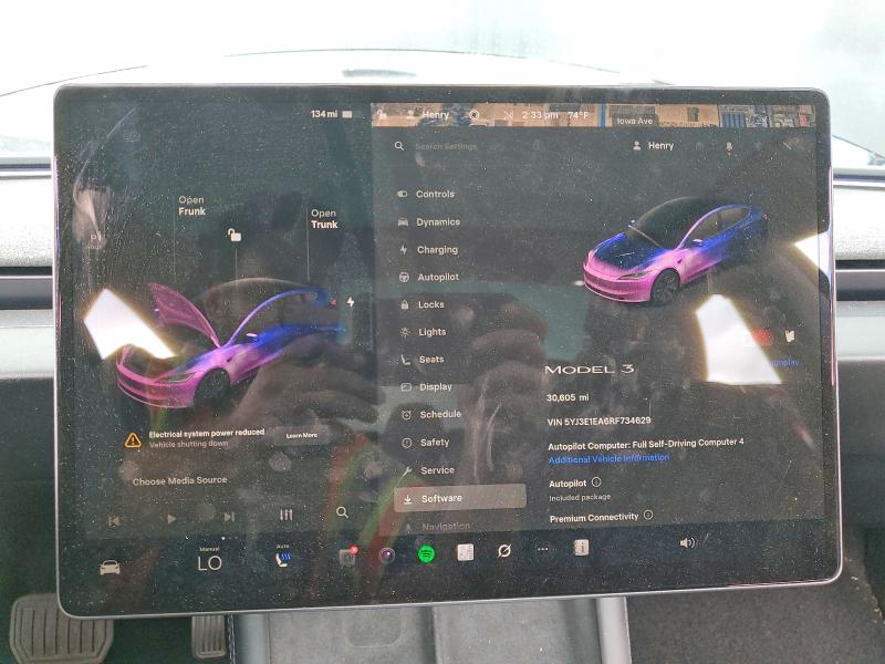 Aukcja sprzedaży 2024 Tesla Model 3, vin: 5YJ3E1EA6RF734629, numer aukcji: 50421066