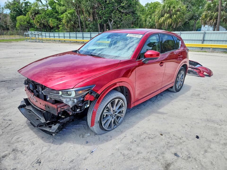 2025 Mazda Cx-5 მანქანა იყიდება აუქციონზე, vin: JM3KFBEM9S0708692, აუქციონის ნომერი: 51759016