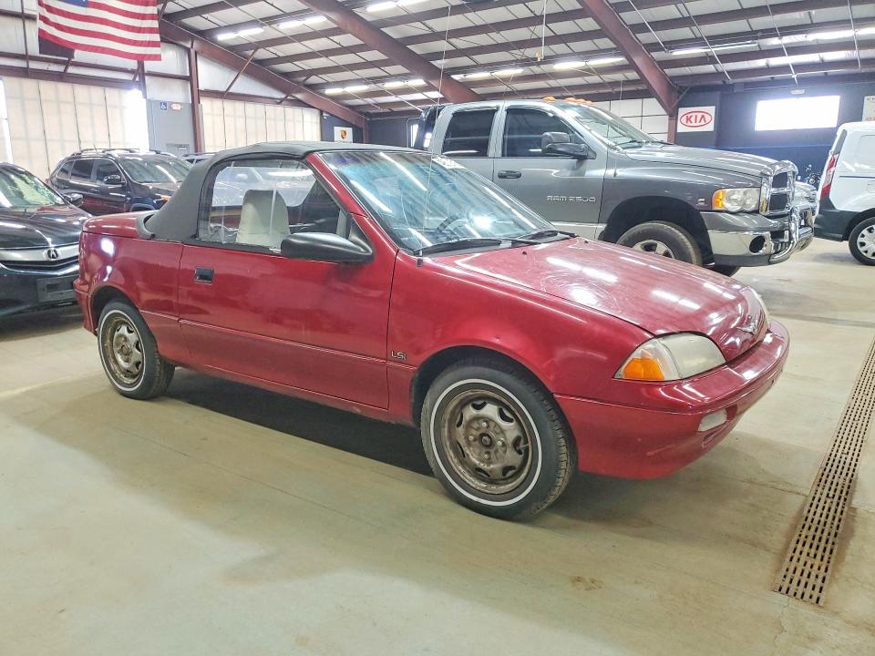1991 Geo Metro მანქანა იყიდება აუქციონზე, vin: JG1MR3360MK617104, აუქციონის ნომერი: 49679716