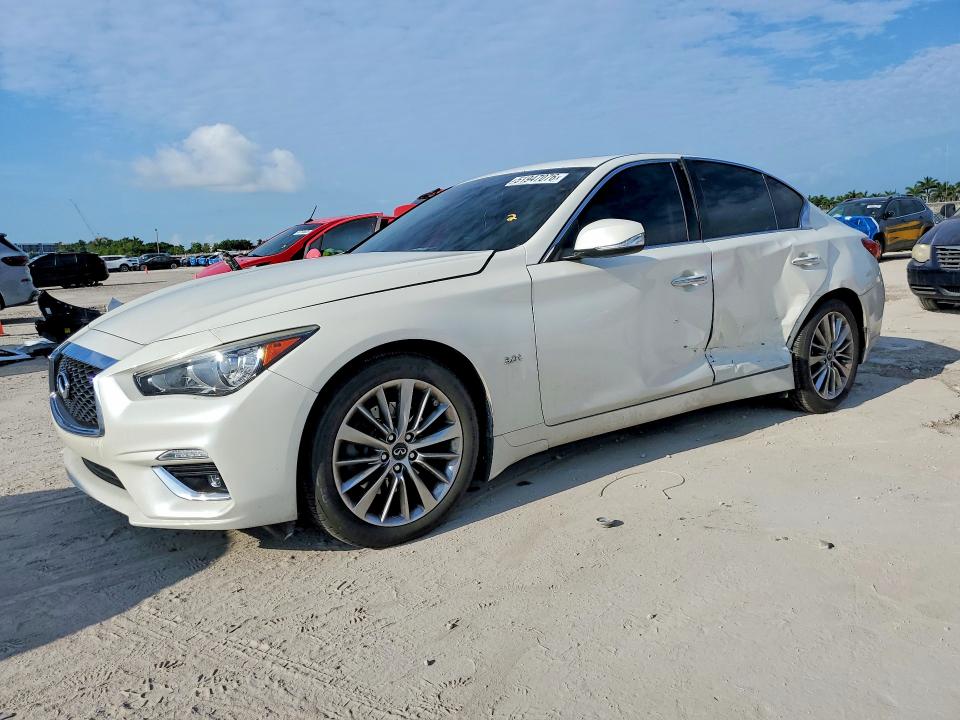 2018 Infiniti Q50 მანქანა იყიდება აუქციონზე, vin: JN1EV7AP4JM361790, აუქციონის ნომერი: 51947076