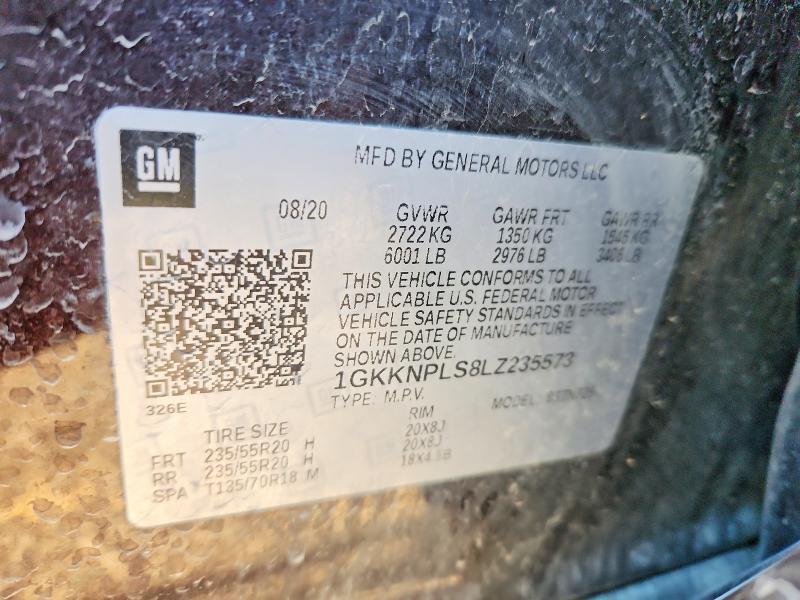 Продаж на аукціоні авто 2020 Gmc Acadia, vin: 1GKKNPLS8LZ235573, номер лоту: 48450266