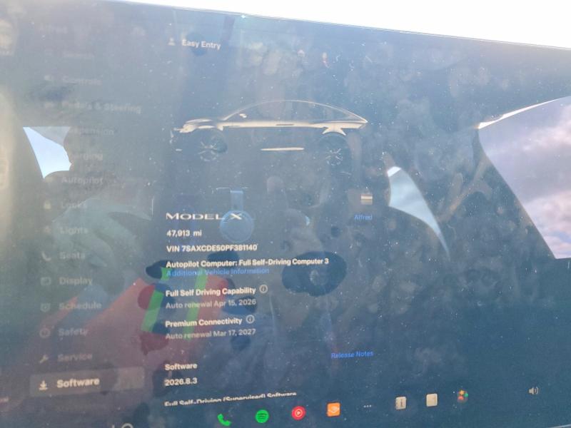 Aukcja sprzedaży 2023 Tesla Model X, vin: 7SAXCDE50PF381140, numer aukcji: 49667816