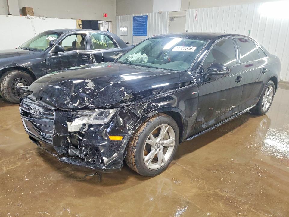 2018 Audi A4 მანქანა იყიდება აუქციონზე, vin: WAUDNAF42JA124170, აუქციონის ნომერი: 48633586