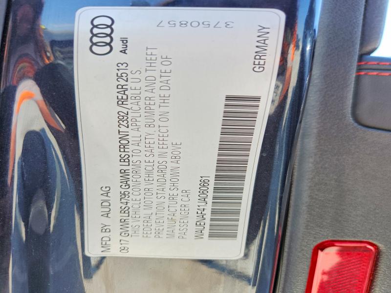 Aukcja sprzedaży 2018 Audi A4, vin: WAUENAF41JA060661, numer aukcji: 50334876