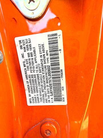 Продаж на аукціоні авто 2007 Honda Element, vin: 5J6YH287X7L000602, номер лоту: 49655276