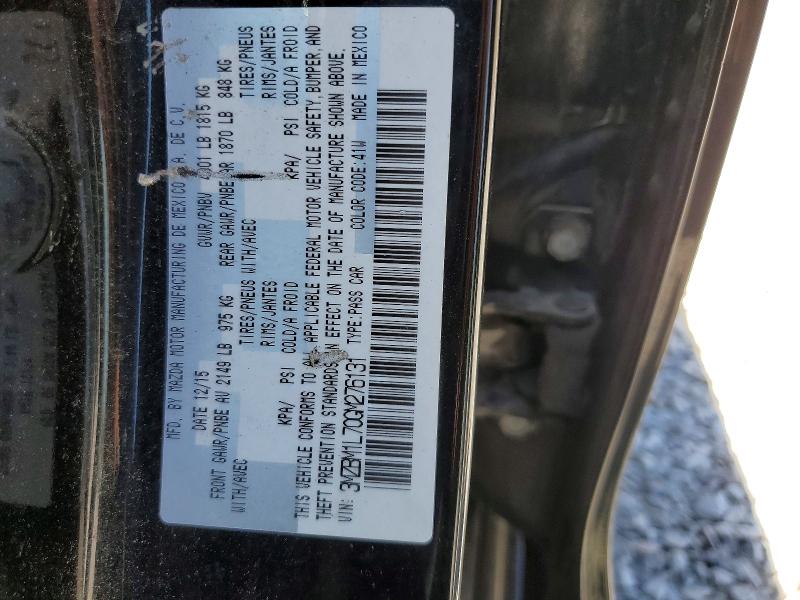Aukcja sprzedaży 2016 Mazda 3, vin: 3MZBM1L70GM276131, numer aukcji: 50653896