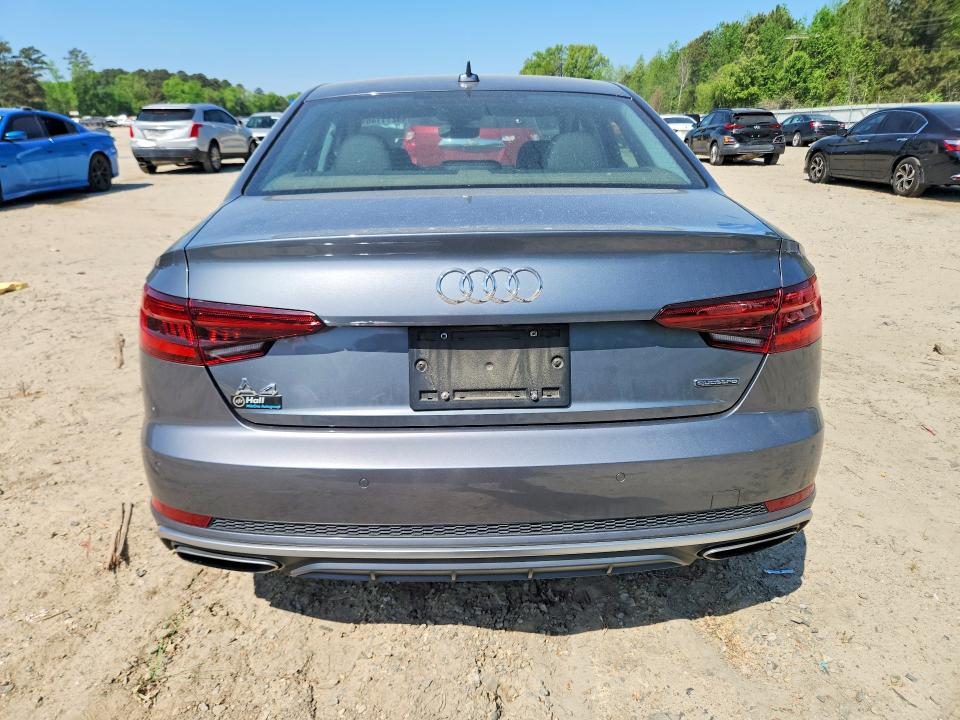 2019 Audi A4 მანქანა იყიდება აუქციონზე, vin: WAUENAF44KN015336, აუქციონის ნომერი: 49211146