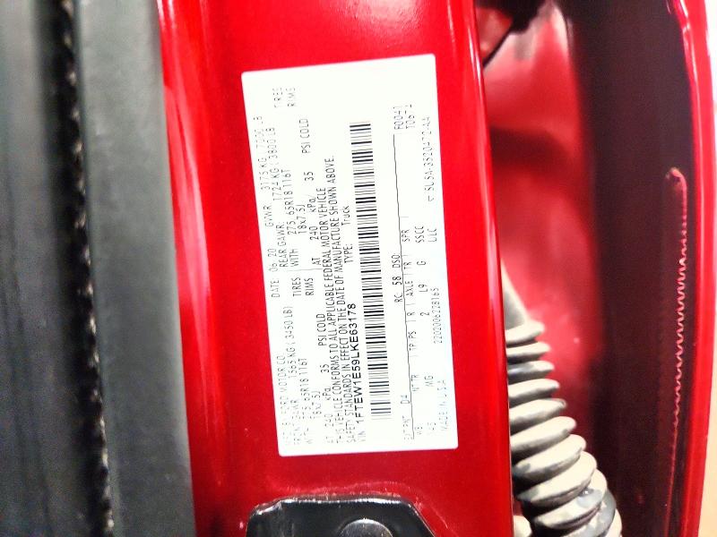 2020 Ford F150 მანქანა იყიდება აუქციონზე, vin: 1FTEW1E59LKE63178, აუქციონის ნომერი: 49751856