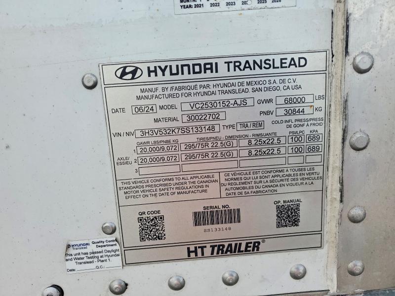 Продажа на аукционе авто 2025 Hyundai Translead Inc Unknown, vin: 3H3V532K7SS133148, номер лота: 50991326