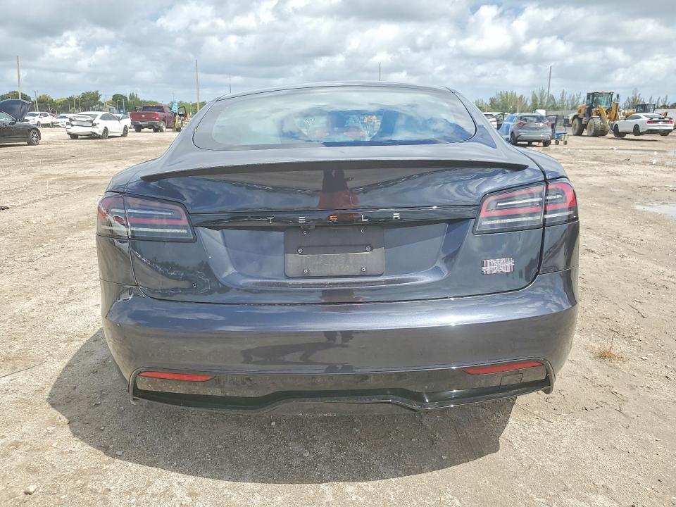 2024 Tesla Model S მანქანა იყიდება აუქციონზე, vin: 5YJSA1E6XRF538745, აუქციონის ნომერი: 48969586