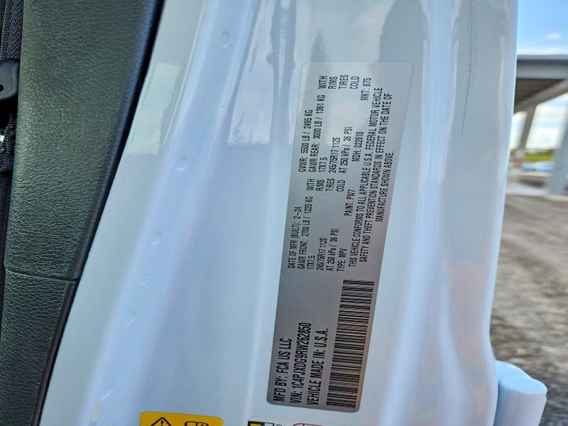 49460136 :رقم المزاد ، 1C4PJXDG9RW262850 vin ، 2024 Jeep Wrangler مزاد بيع