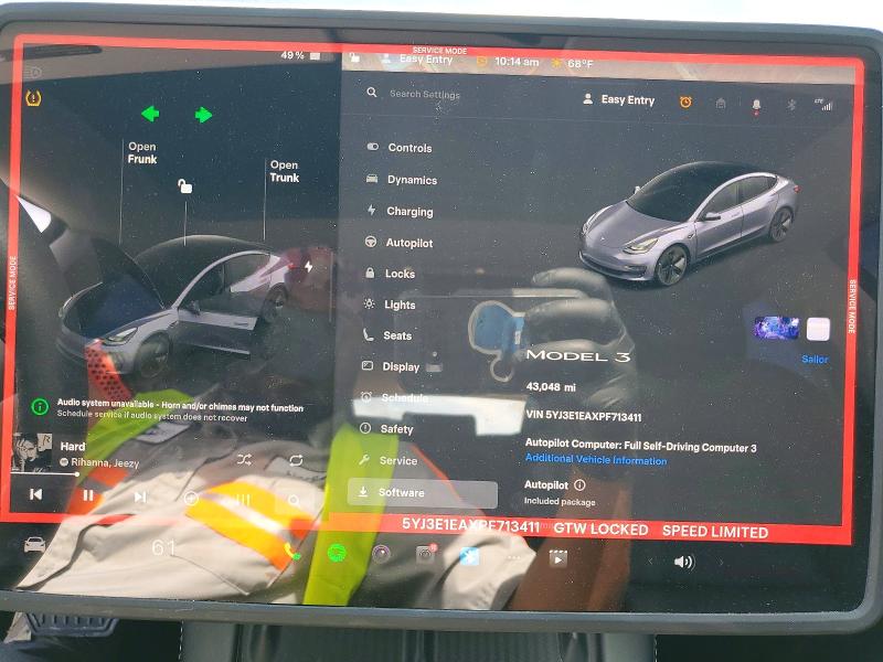 Aukcja sprzedaży 2023 Tesla Model 3, vin: 5YJ3E1EAXPF713411, numer aukcji: 51355556