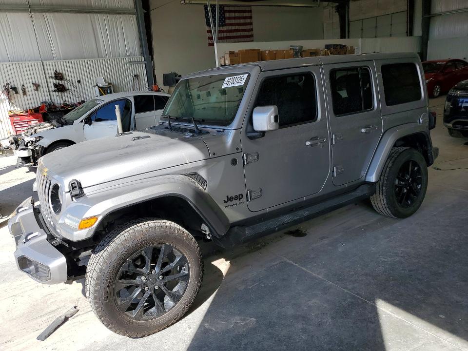 Продаж на аукціоні авто 2021 Jeep Wrangler Unlimited, vin: 1C4HJXEG9MW610299, номер лоту: 49783126