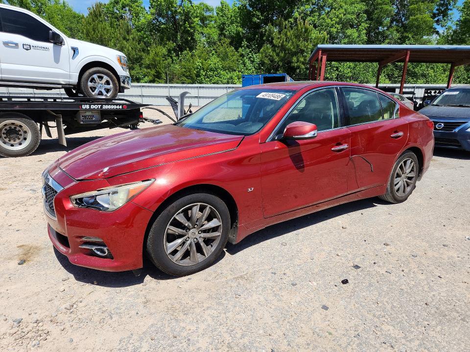 2014 Infiniti Q50 მანქანა იყიდება აუქციონზე, vin: JN1BV7AP6EM679306, აუქციონის ნომერი: 49109486
