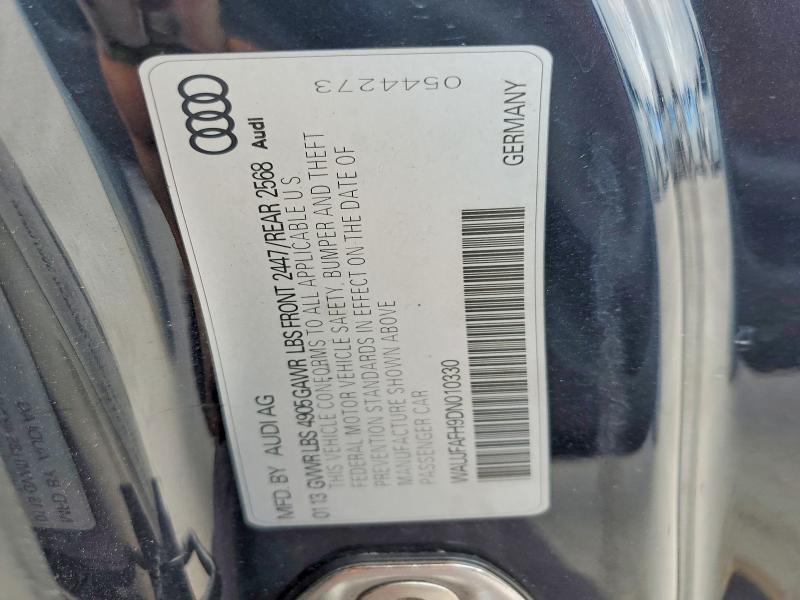 Продаж на аукціоні авто 2013 Audi A5, vin: WAUJFAFH9DN010330, номер лоту: 50618376