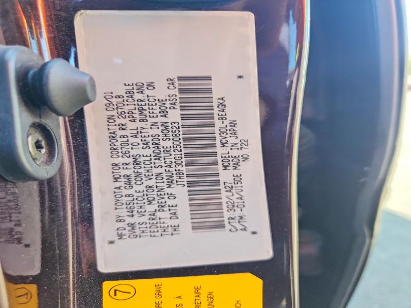 Aukcja sprzedaży 2002 Lexus Es, vin: JTHBF30G125008523, numer aukcji: 49272406