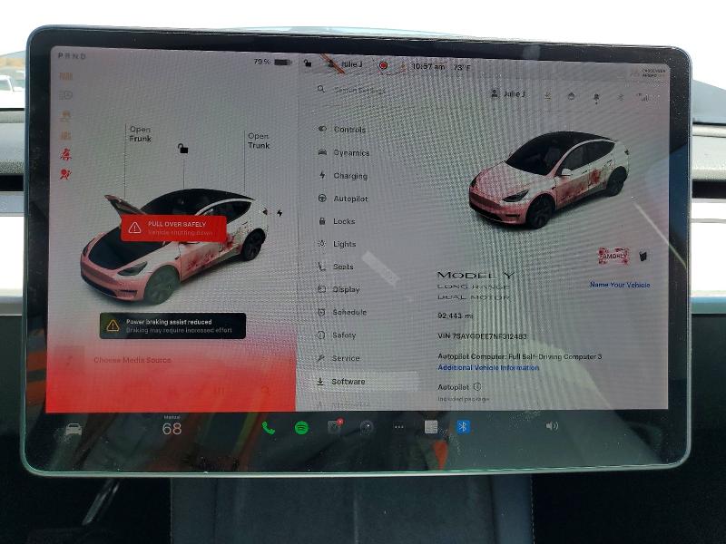 Aukcja sprzedaży 2022 Tesla Model Y, vin: 7SAYGDEE7NF312483, numer aukcji: 49974786