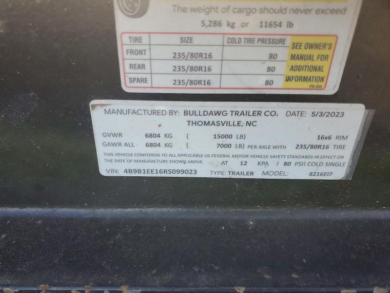 Продажа на аукционе авто 2024 Bull Unknown, vin: 4B9B1EE16RS099022, номер лота: 49181846