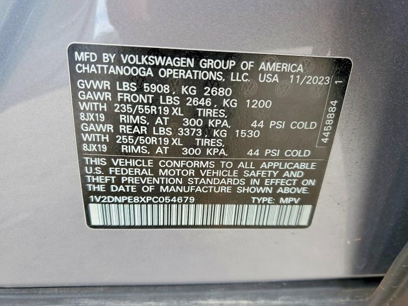 Aukcja sprzedaży 2023 Volkswagen Id.4, vin: 1V2DNPE8XPC054679, numer aukcji: 48469986