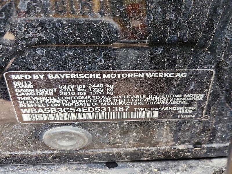 Продаж на аукціоні авто 2014 Bmw 535, vin: WBA5B3C54ED531367, номер лоту: 49280506