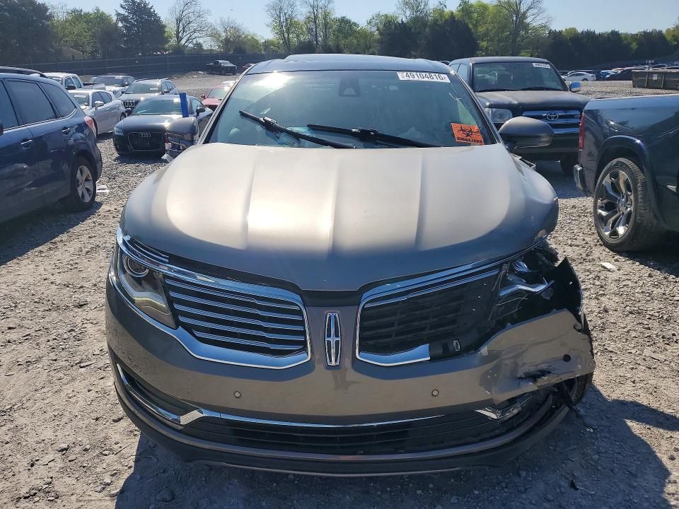 49104816 :رقم المزاد ، 2LMTJ8LR7GBL60975 vin ، 2016 Lincoln Mkx مزاد بيع