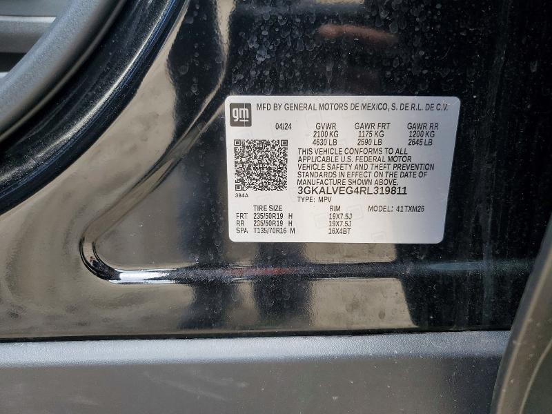 48439476 :رقم المزاد ، 3GKALVEG4RL319811 vin ، 2024 Gmc Terrain مزاد بيع