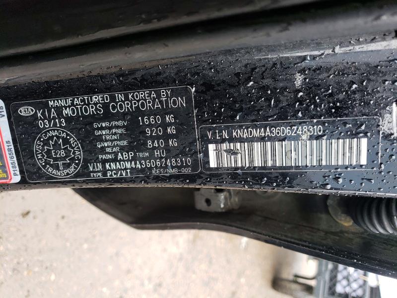 Aukcja sprzedaży 2013 Kia Rio, vin: KNADM4A36D6248310, numer aukcji: 48701156
