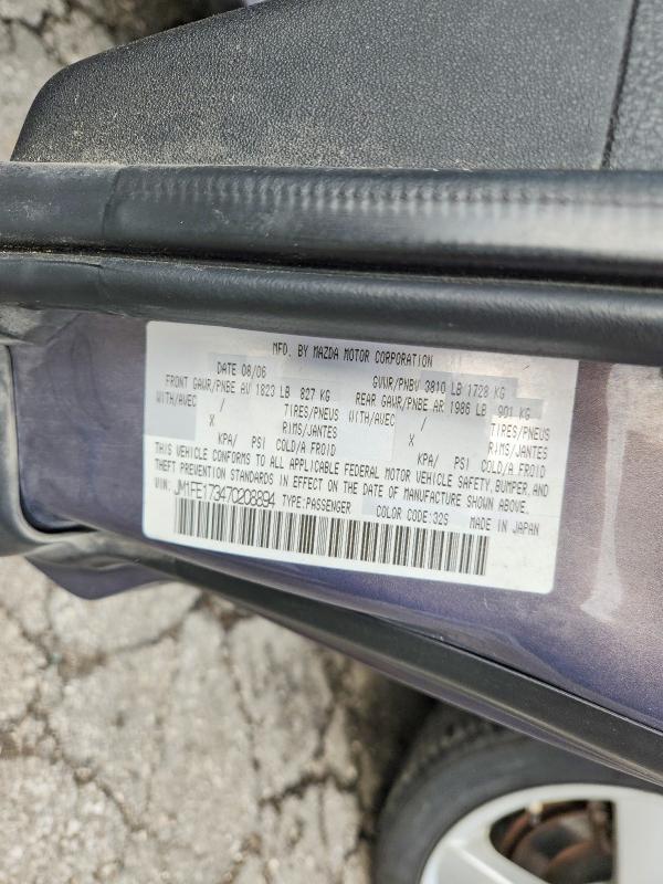 Продаж на аукціоні авто 2007 Mazda Rx8, vin: JM1FE173470208894, номер лоту: 51764866
