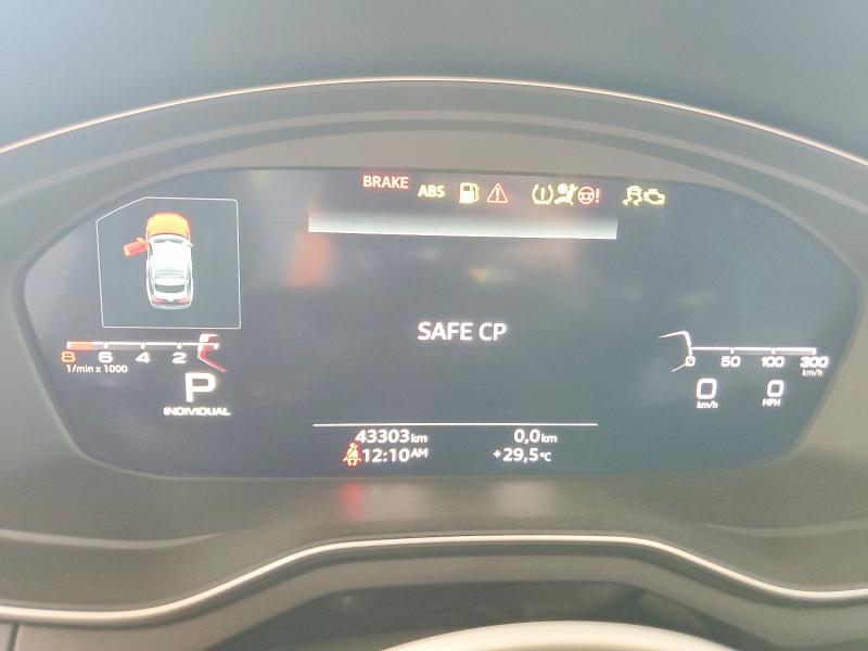 2020 Audi A5 მანქანა იყიდება აუქციონზე, vin: WAUCNCF50LA009554, აუქციონის ნომერი: 49822236