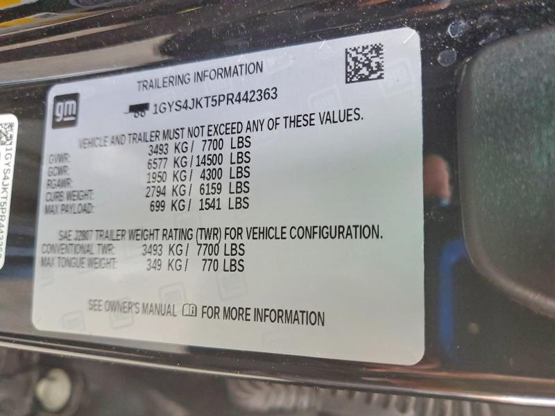 Aukcja sprzedaży 2023 Cadillac Escalade, vin: 1GYS4JKT5PR442363, numer aukcji: 48672326