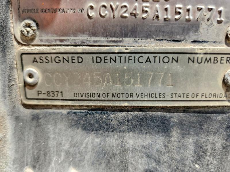 50921266 :رقم المزاد ، CCY245A151771 vin ، 1975 Chevrolet 20/2500 مزاد بيع