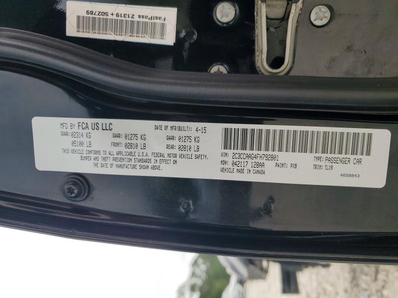 Aukcja sprzedaży 2015 Chrysler 300, vin: 2C3CCAAG4FH792801, numer aukcji: 51337806