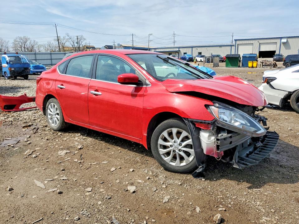 48870216 :رقم المزاد ، 3N1AB7AP9JY213459 vin ، 2018 Nissan Sentra مزاد بيع