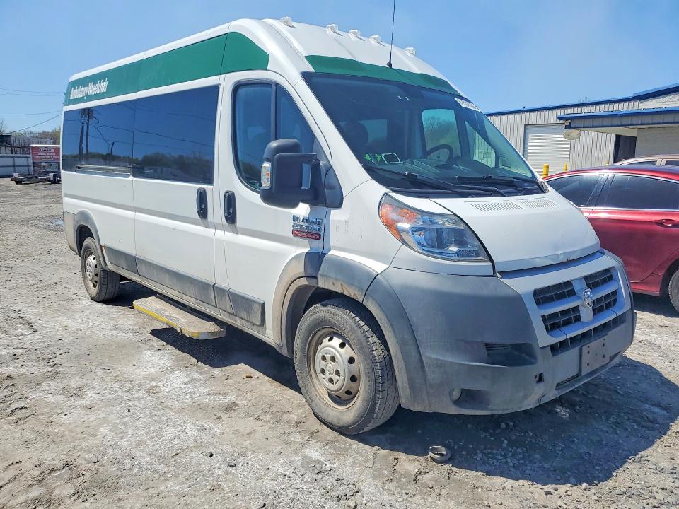 52972926 :رقم المزاد ، 3C6TRVPG8FE518786 vin ، 2015 Ram Promaster 1500 مزاد بيع