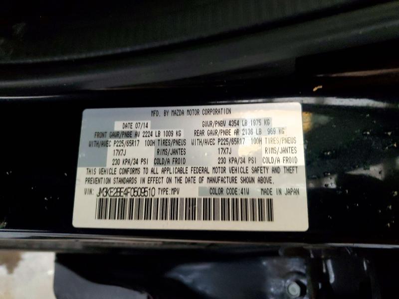 Aukcja sprzedaży 2015 Mazda Cx-5, vin: JM3KE2BE4F0509510, numer aukcji: 50768256