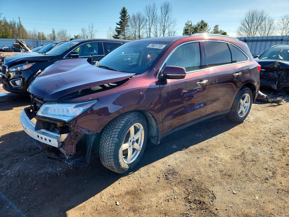 2014 Acura Mdx მანქანა იყიდება აუქციონზე, vin: 5FRYD4H84EB506012, აუქციონის ნომერი: 79821735