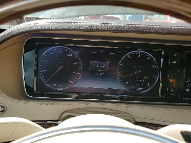 50130056 :رقم المزاد ، WDDUG8FB6FA104960 vin ، 2015 Mercedes-benz S مزاد بيع