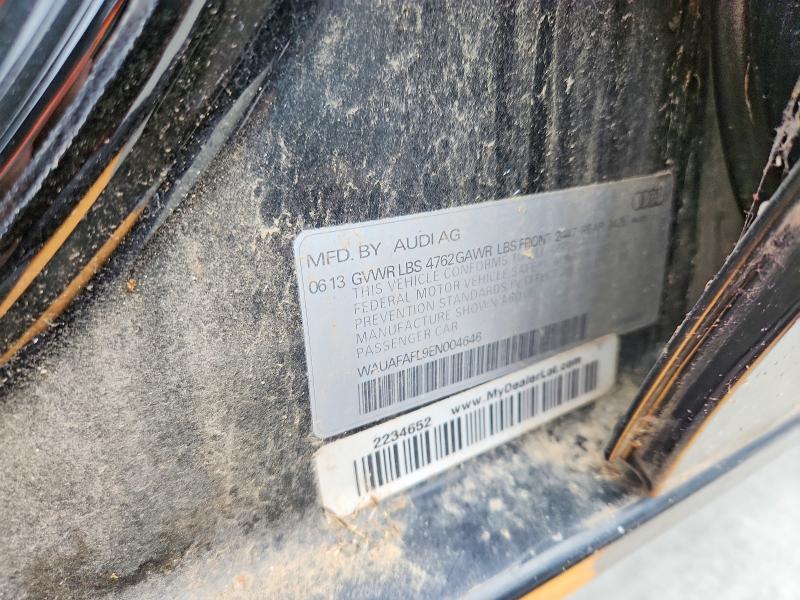 Продажа на аукционе авто 2014 Audi A4, vin: WAUAFAFL9EN004646, номер лота: 49950906