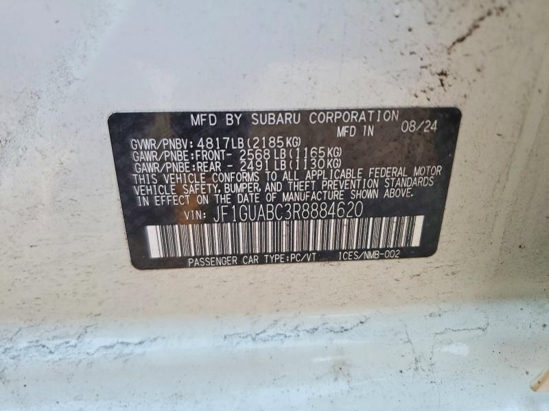Aukcja sprzedaży 2024 Subaru Impreza, vin: JF1GUABC3R8884620, numer aukcji: 49036176