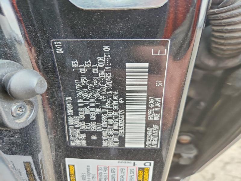 51144946 :رقم المزاد ، JTEBU5JR2D5137727 vin ، 2013 Toyota 4runner مزاد بيع