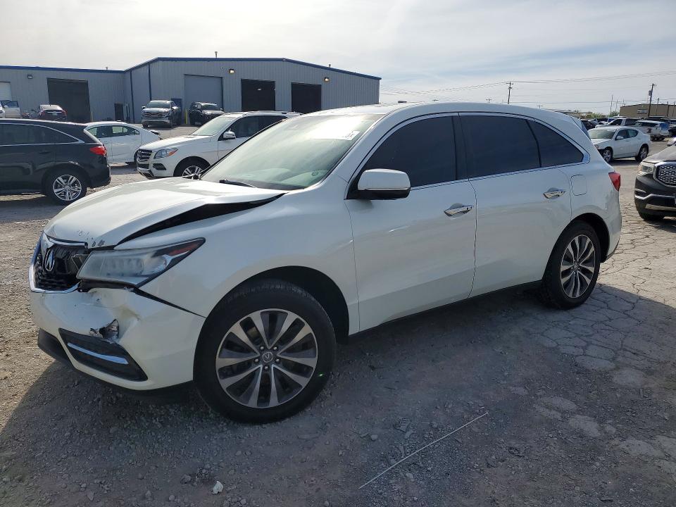 48664286 :رقم المزاد ، 5FRYD4H41GB023447 vin ، 2016 Acura Mdx مزاد بيع